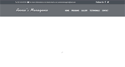 Desktop Screenshot of anniesmenagerie.com